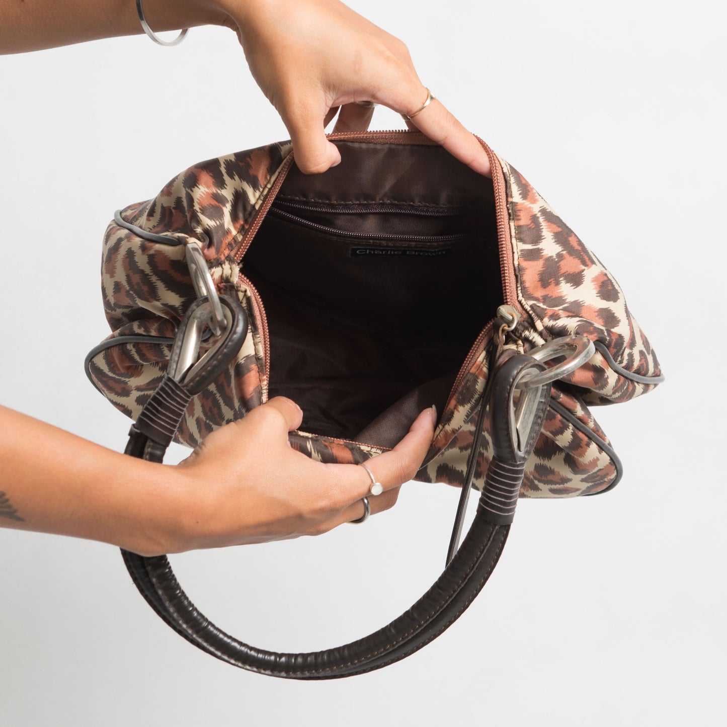 ANIMAL PRINT HANDBAG