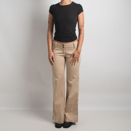 PANTALON ÉVASÉ TAN