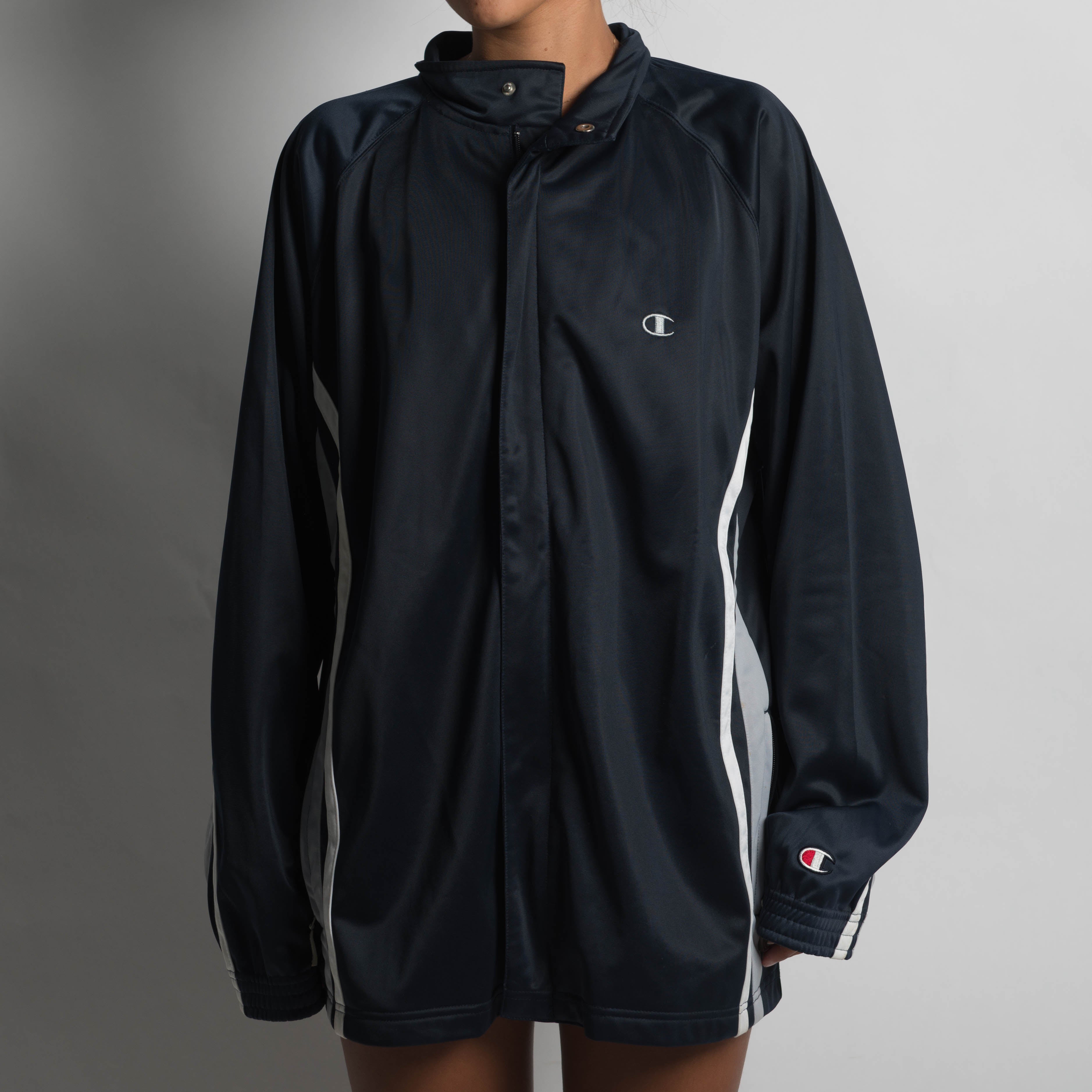 NAVY CHAMPION TRACK JACKET