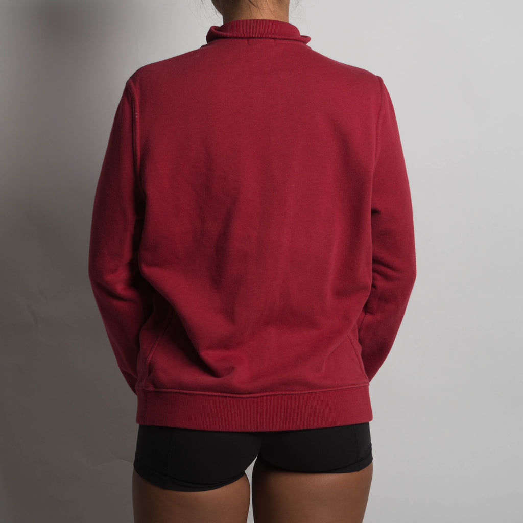 BURNT RED ZIP JACKET