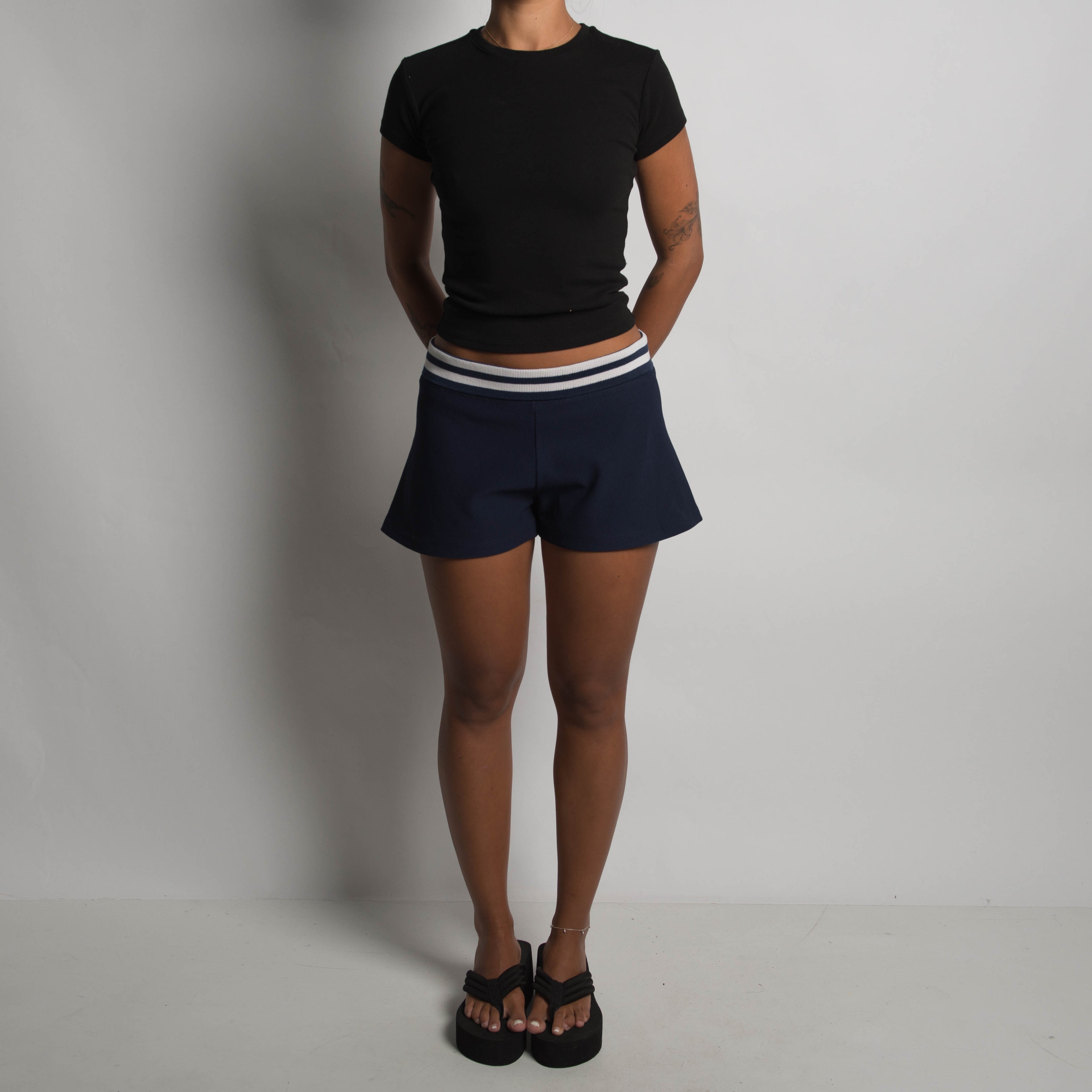NAVY LOUNGE SHORTS