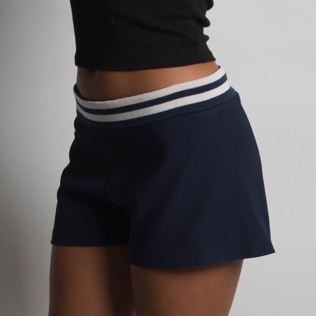 NAVY LOUNGE SHORTS