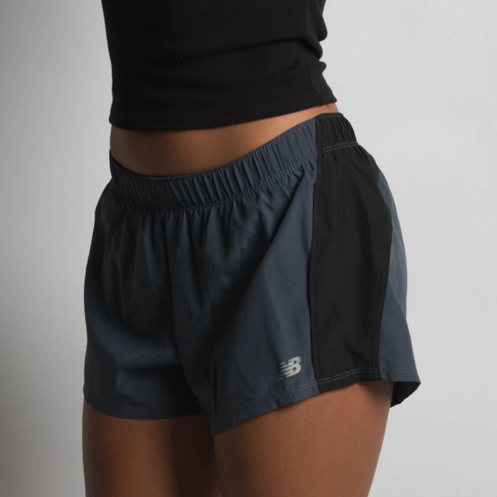 GREY BLUE ACTIVE SHORTS