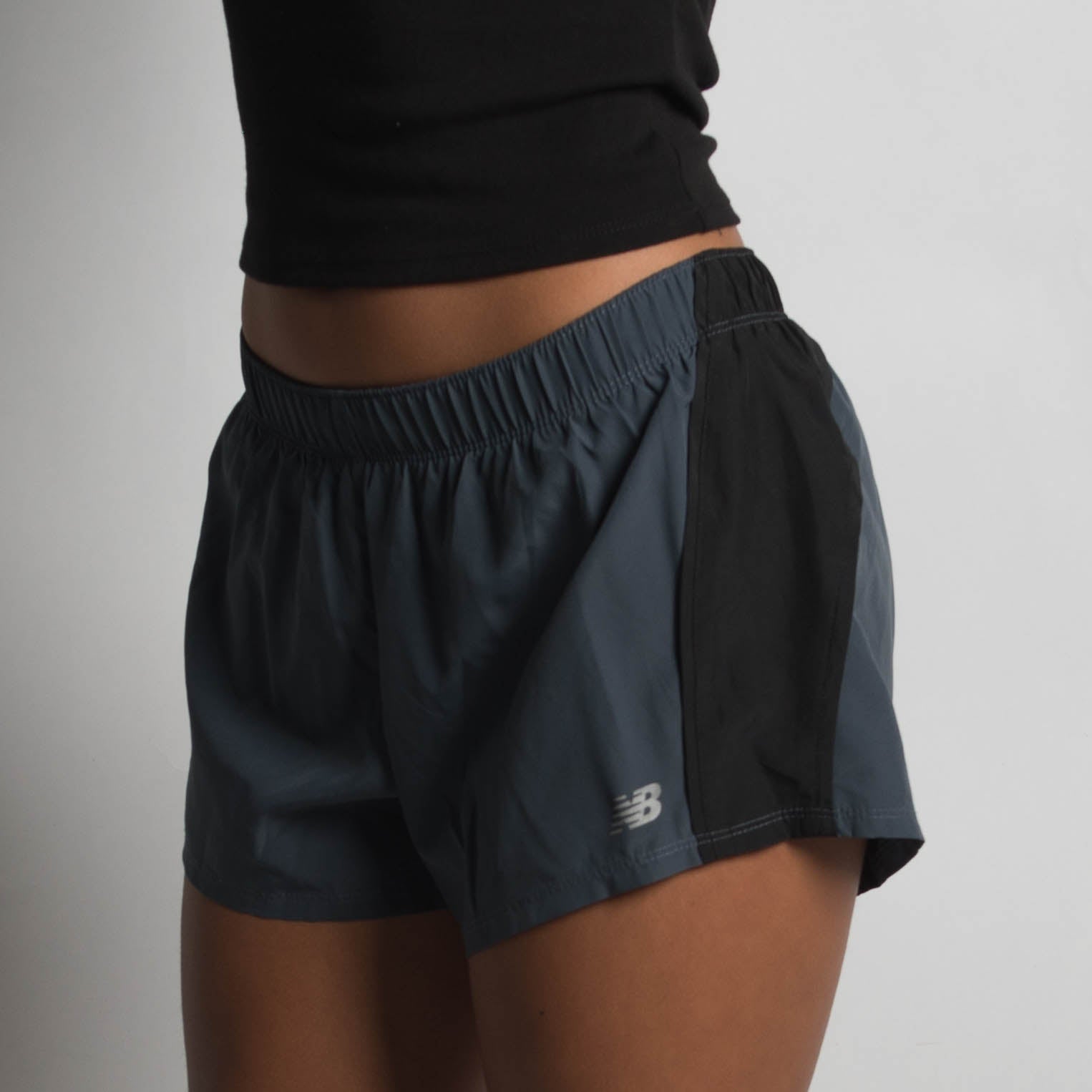 GREY BLUE ACTIVE SHORTS