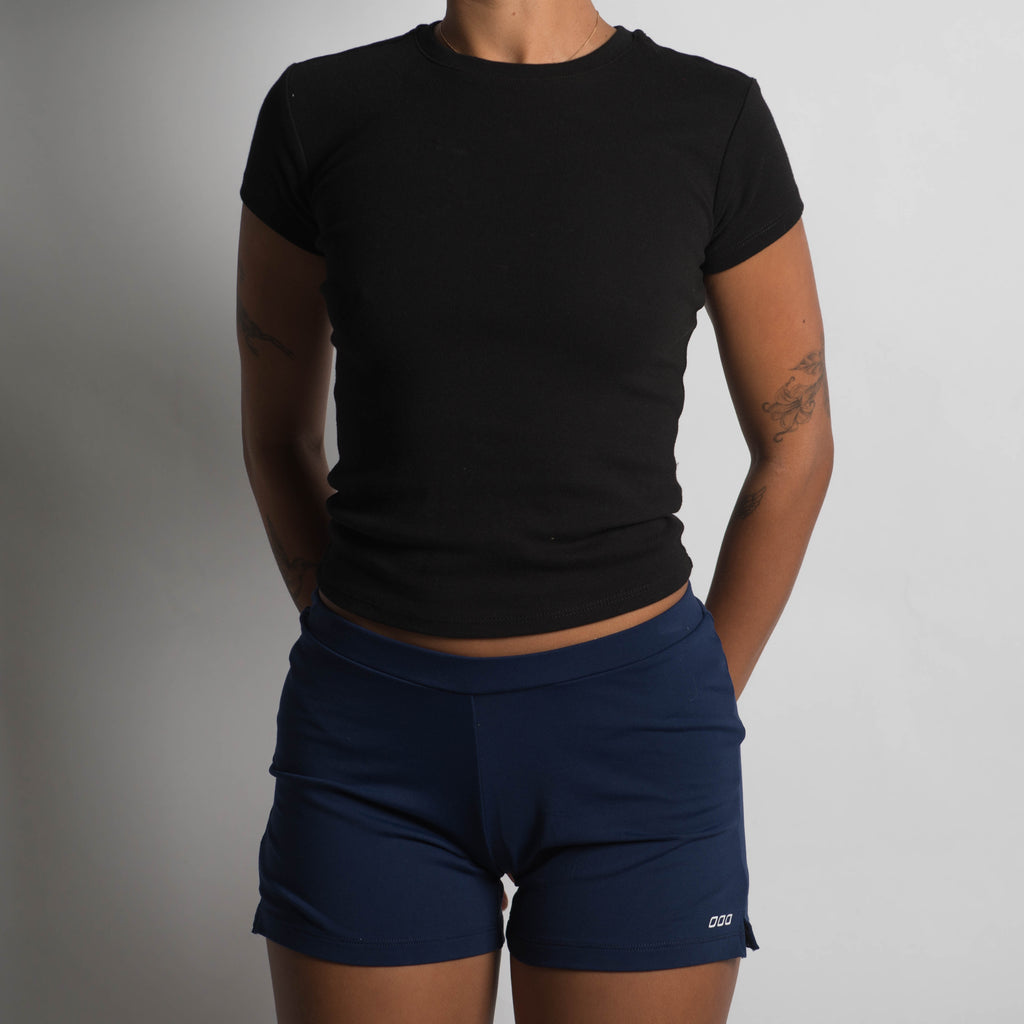 NAVY KICK SHORTS