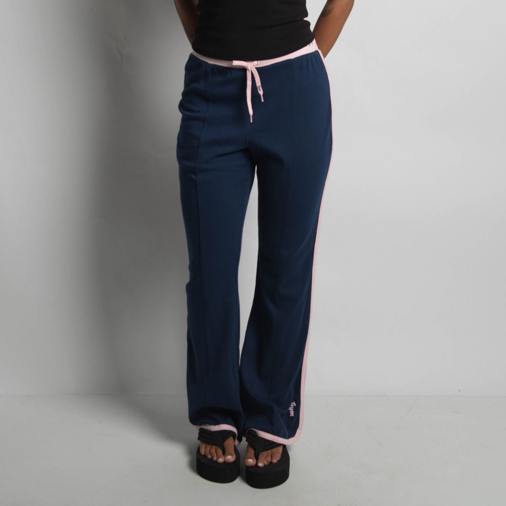 NAVY FLARED LOUNGE PANTS