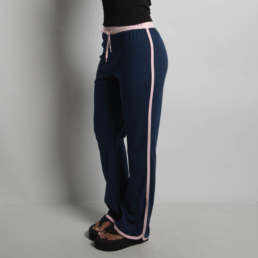NAVY FLARED LOUNGE PANTS