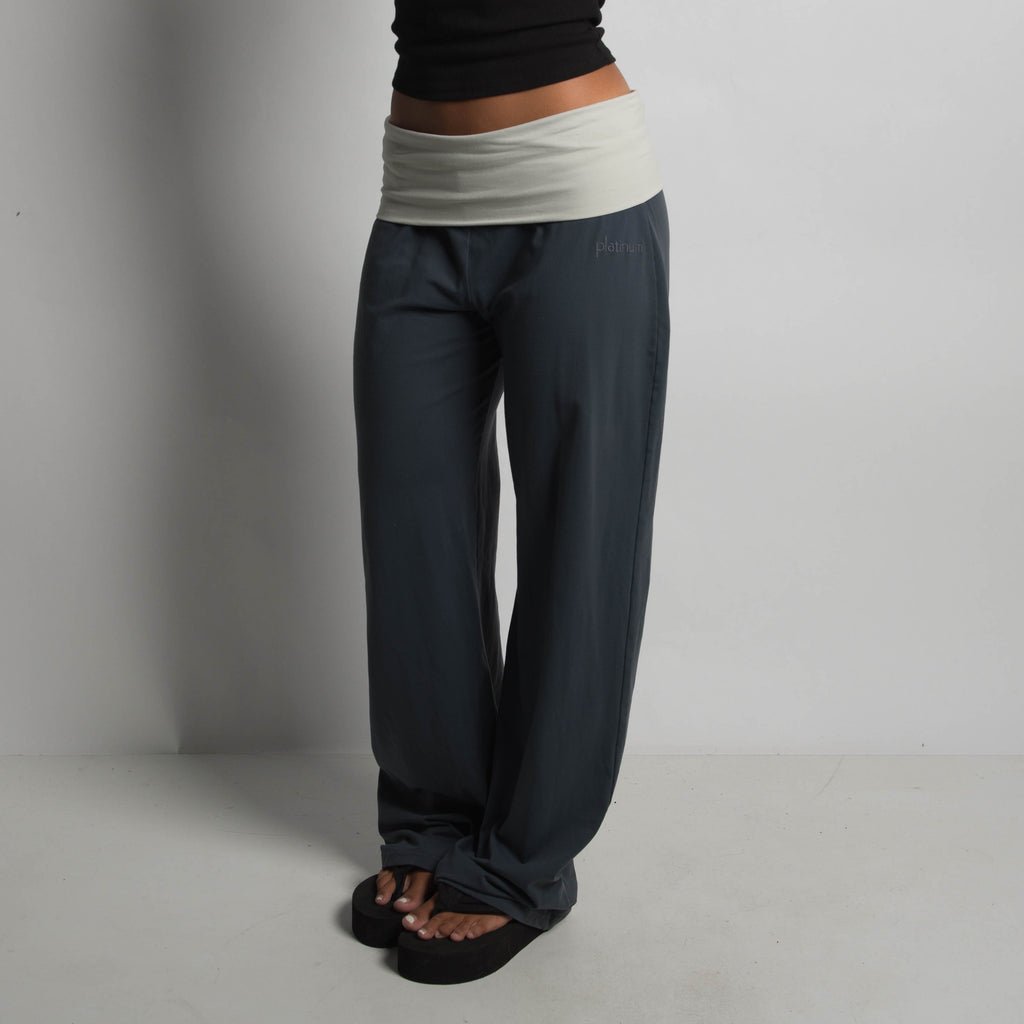 FOLD OVER WIDE LEG PANTS