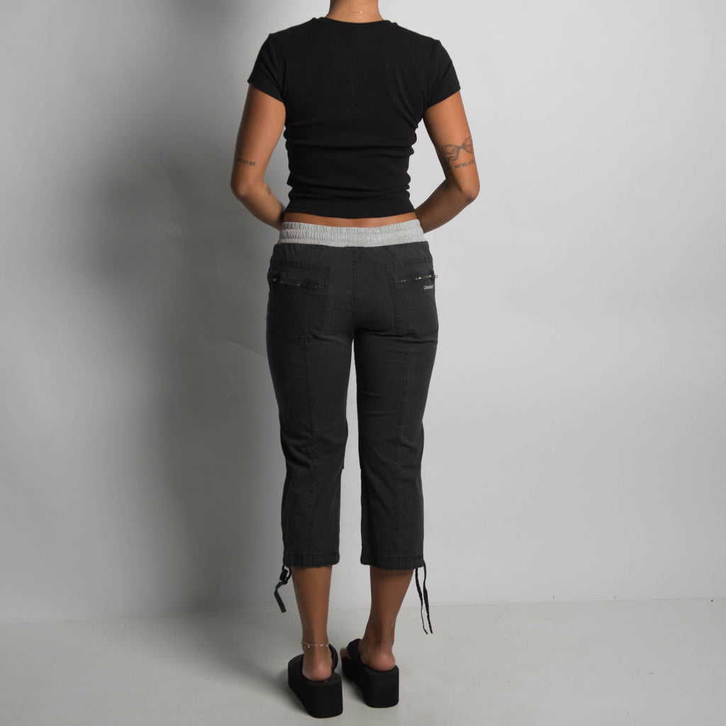 FADED CROP UTILITY PANTS
