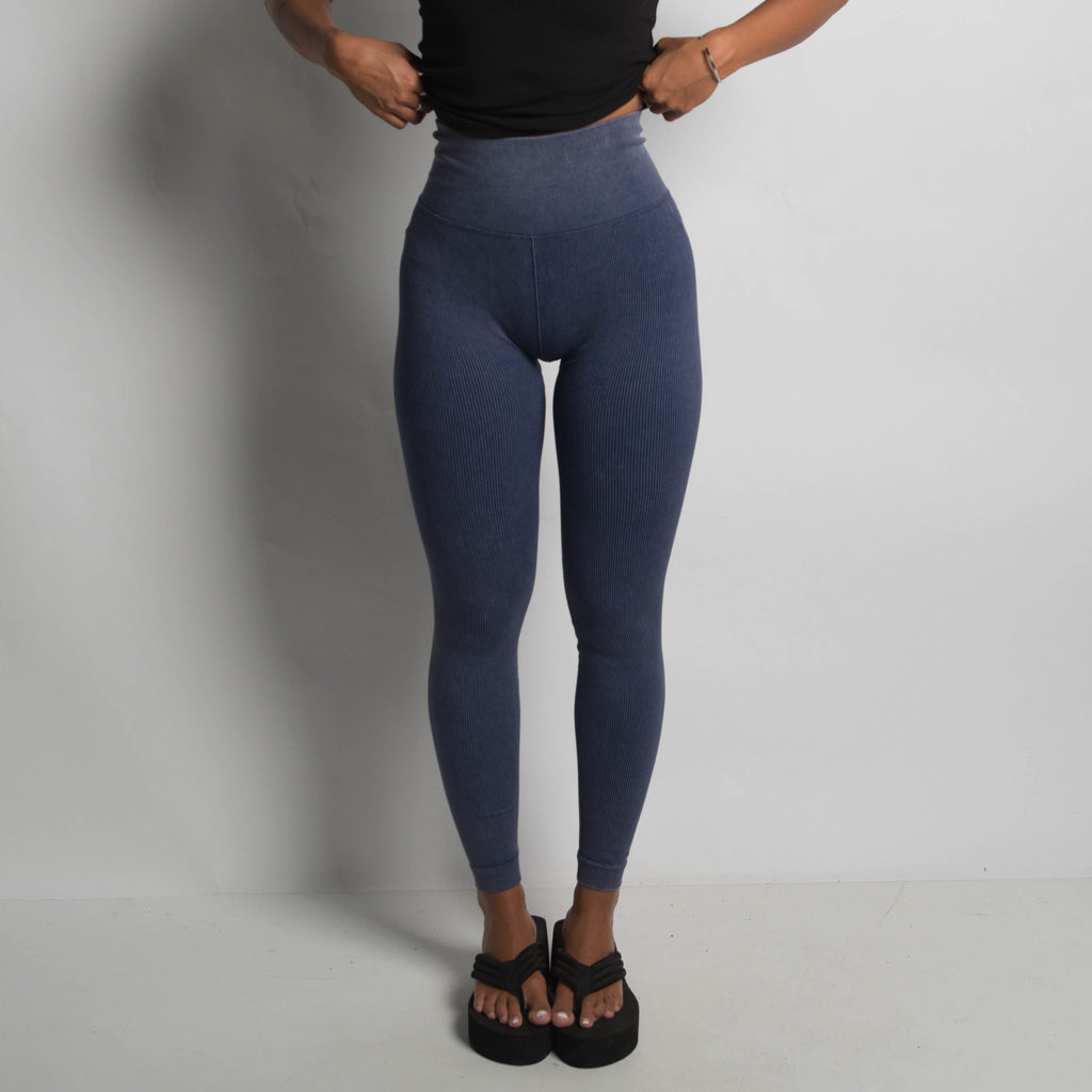 BLUE SEAMLESS TIGHTS