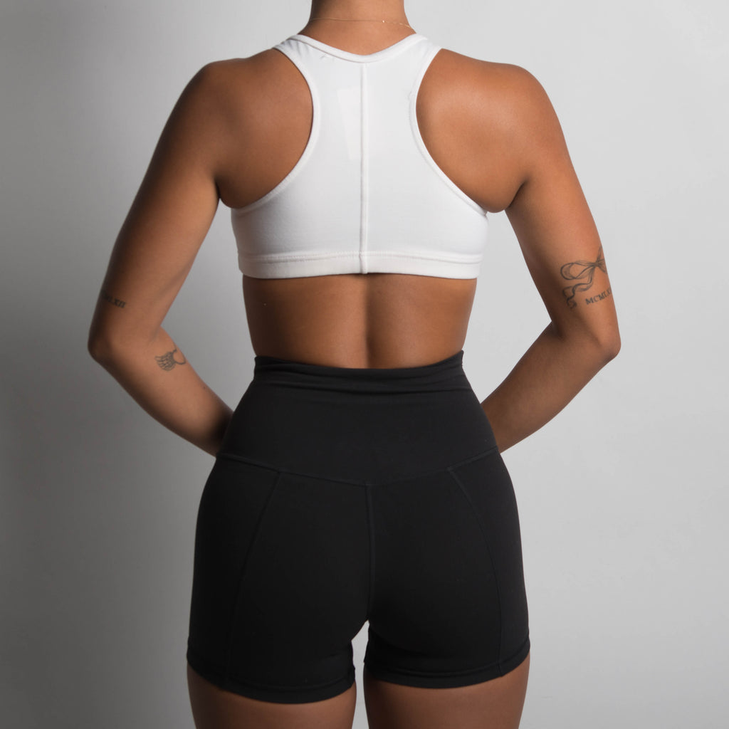 ZIP FRONT CROP TOP