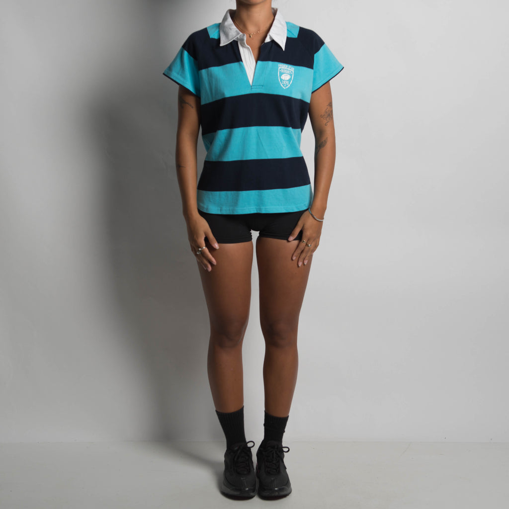 BLUE STRIPE POLO SHIRT