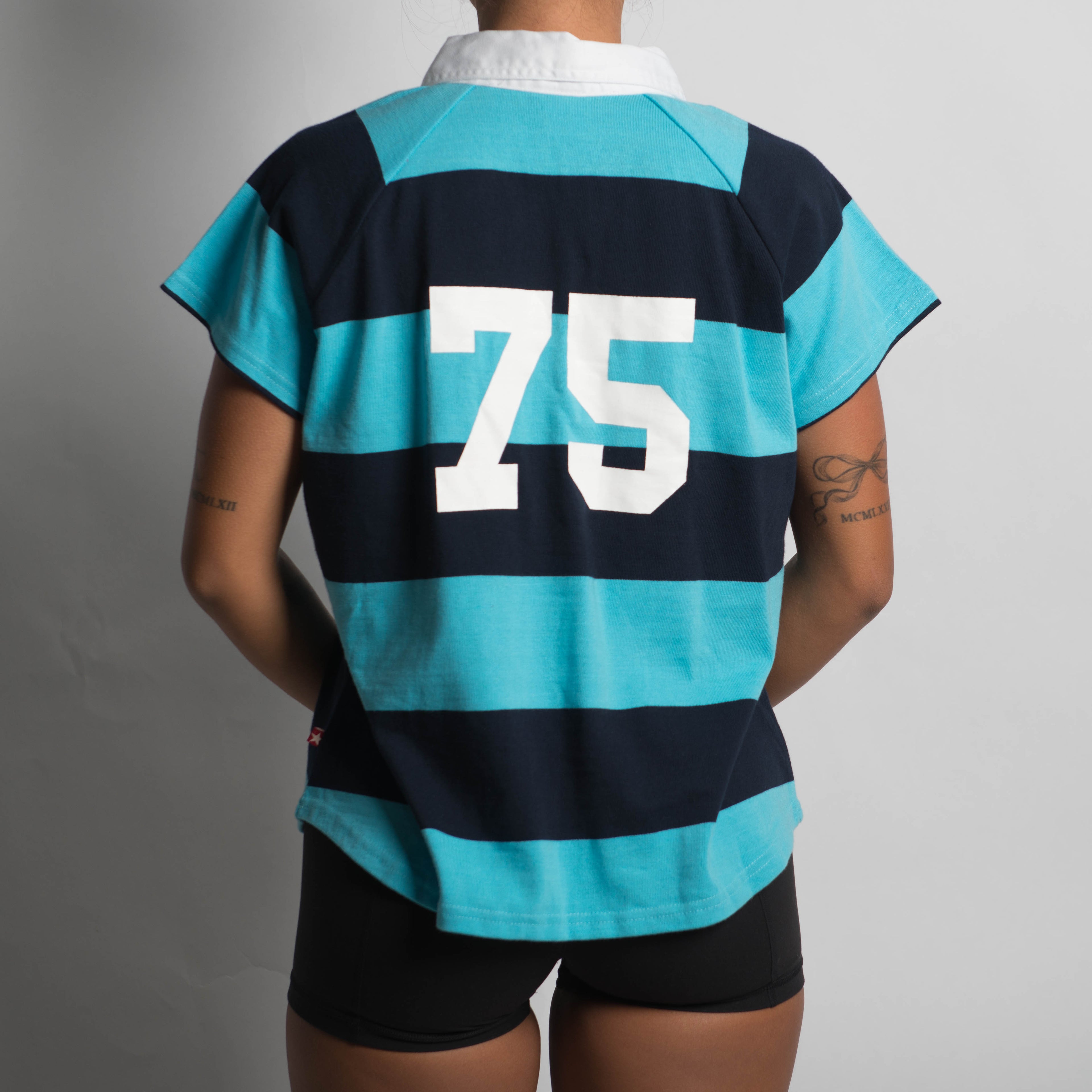 BLUE STRIPE POLO SHIRT