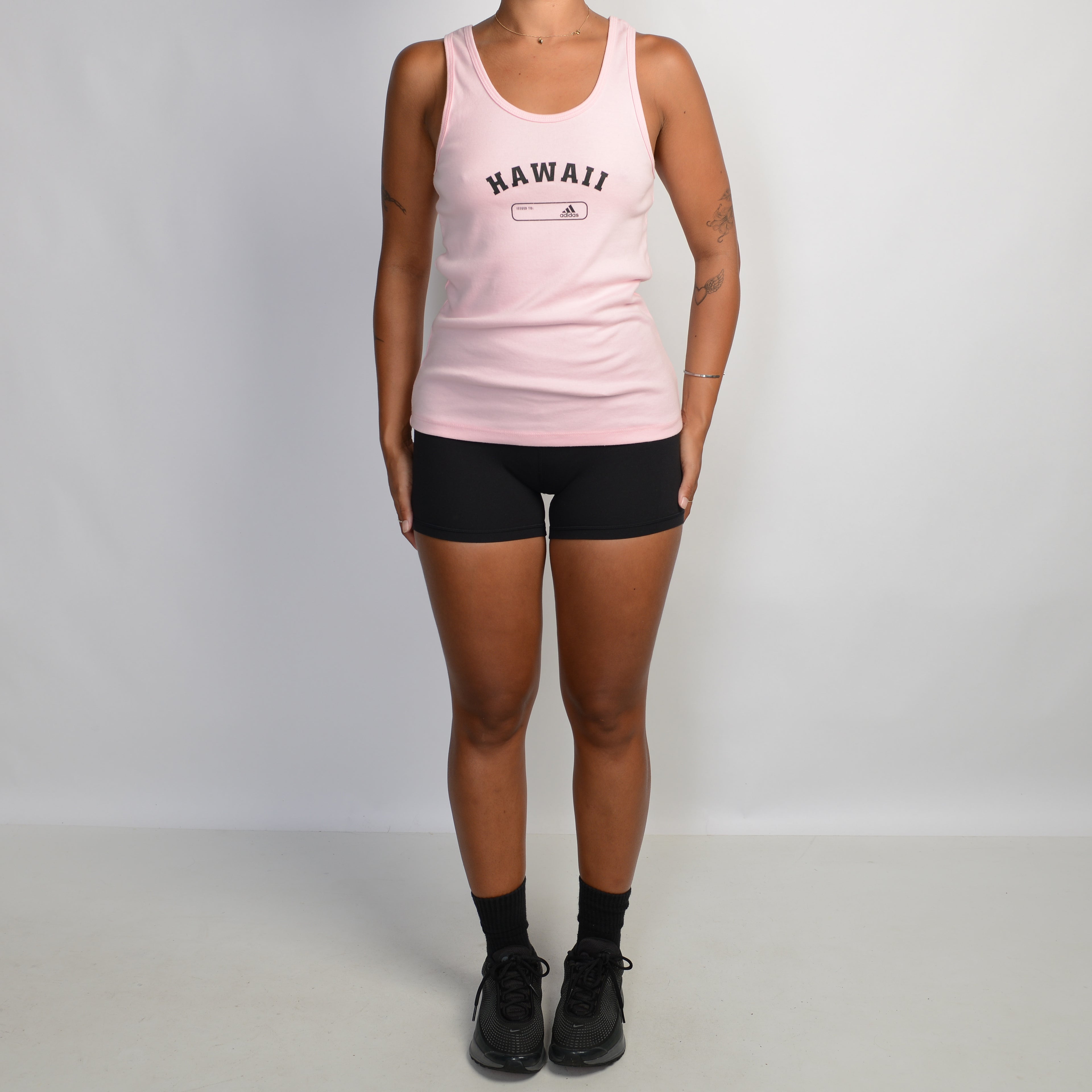 PINK COTTON TANK TOP