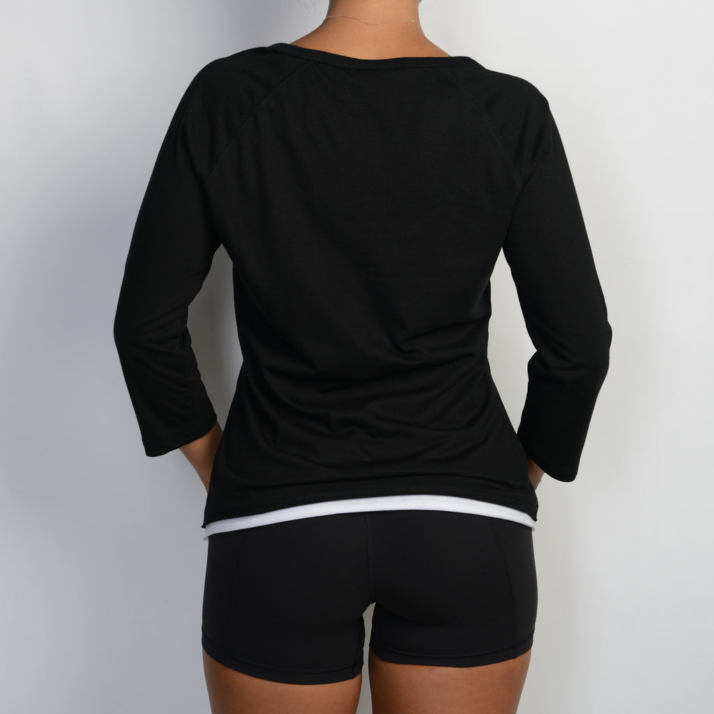BLACK LAYERED TOP