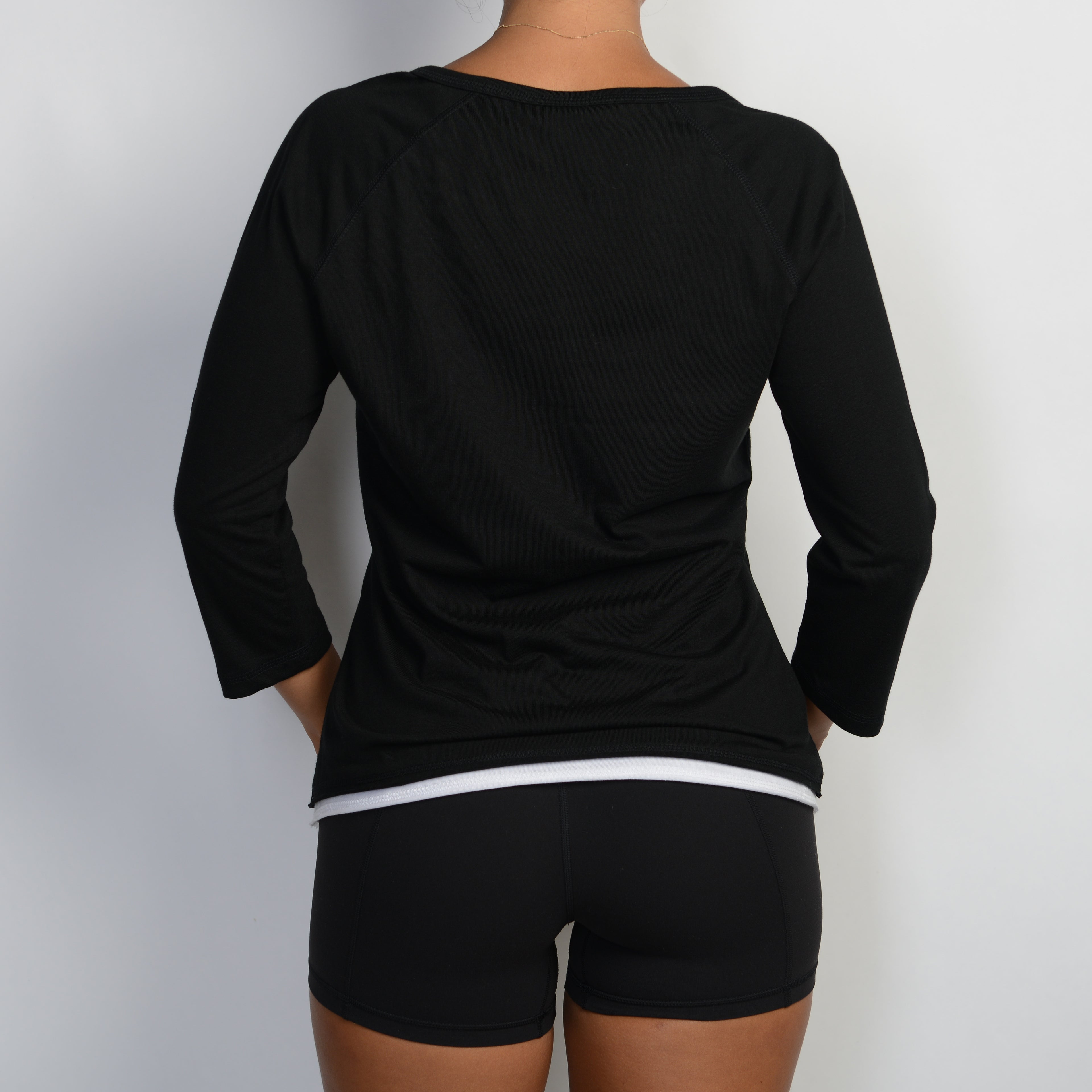 BLACK LAYERED TOP