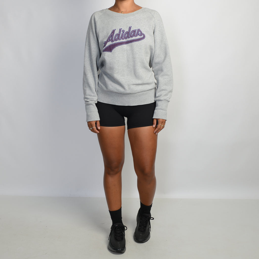 GREY ADIDAS SWEATSHIRT