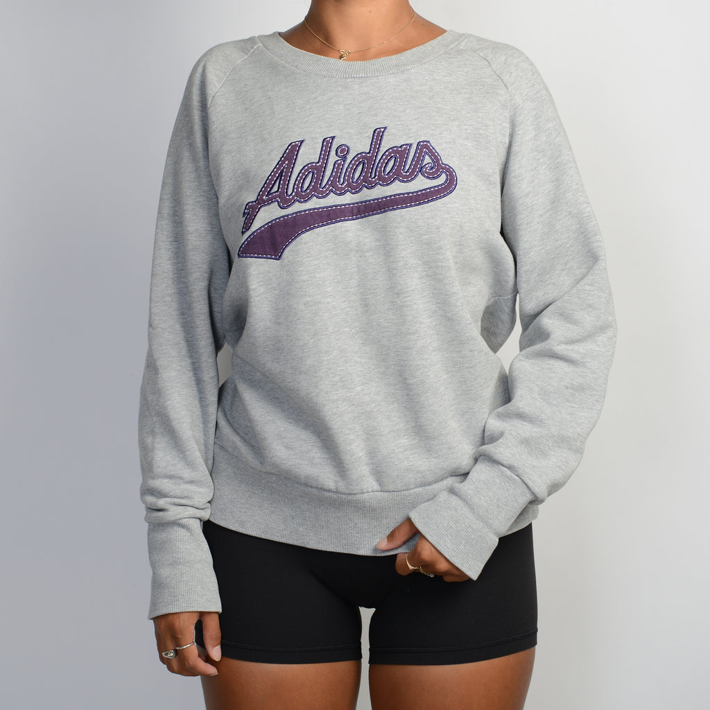 GREY ADIDAS SWEATSHIRT