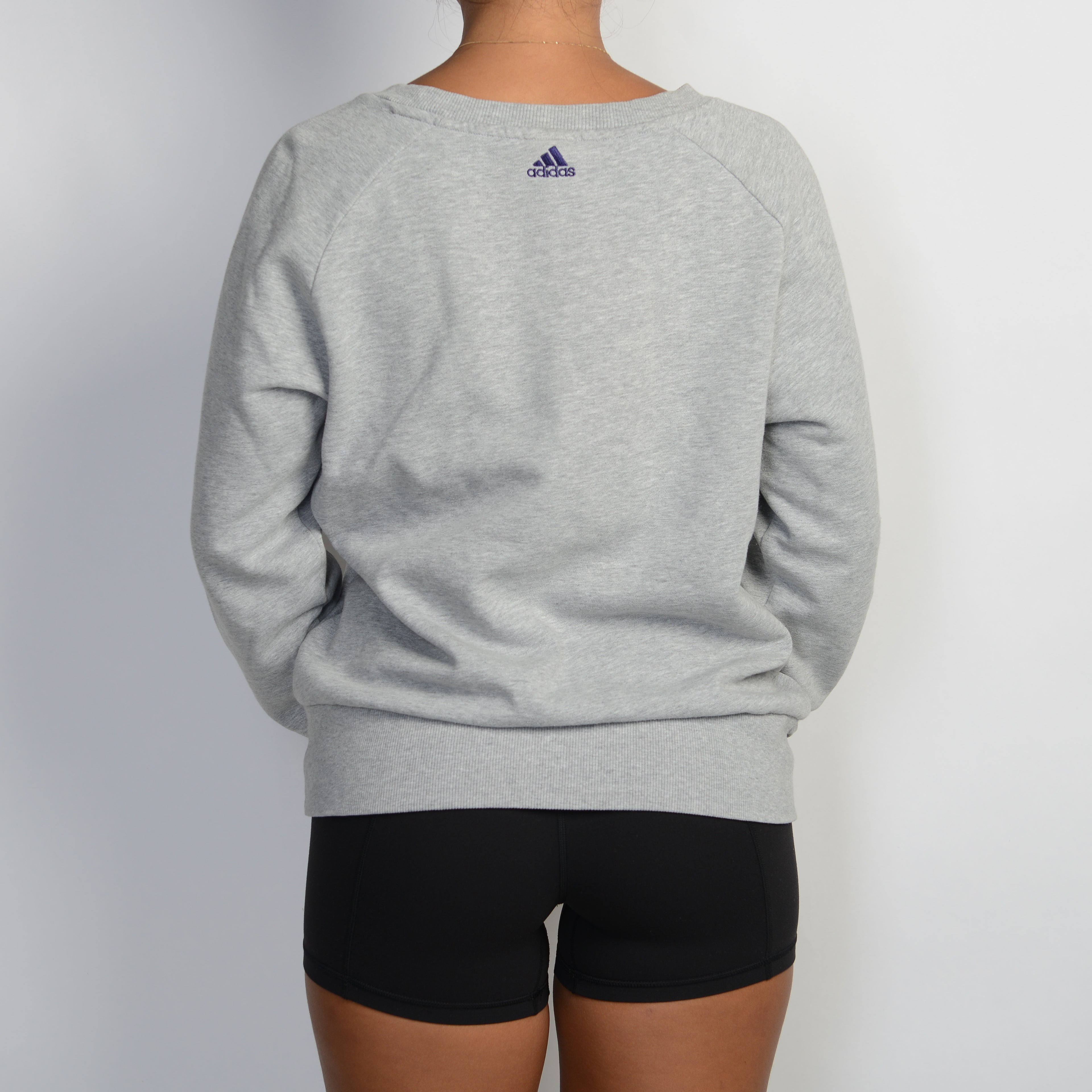 GREY ADIDAS SWEATSHIRT