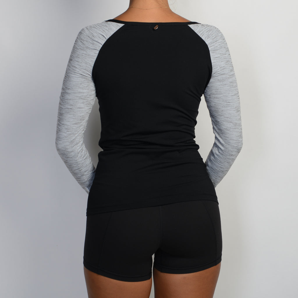 NYLON LONG SLEEVE TOP