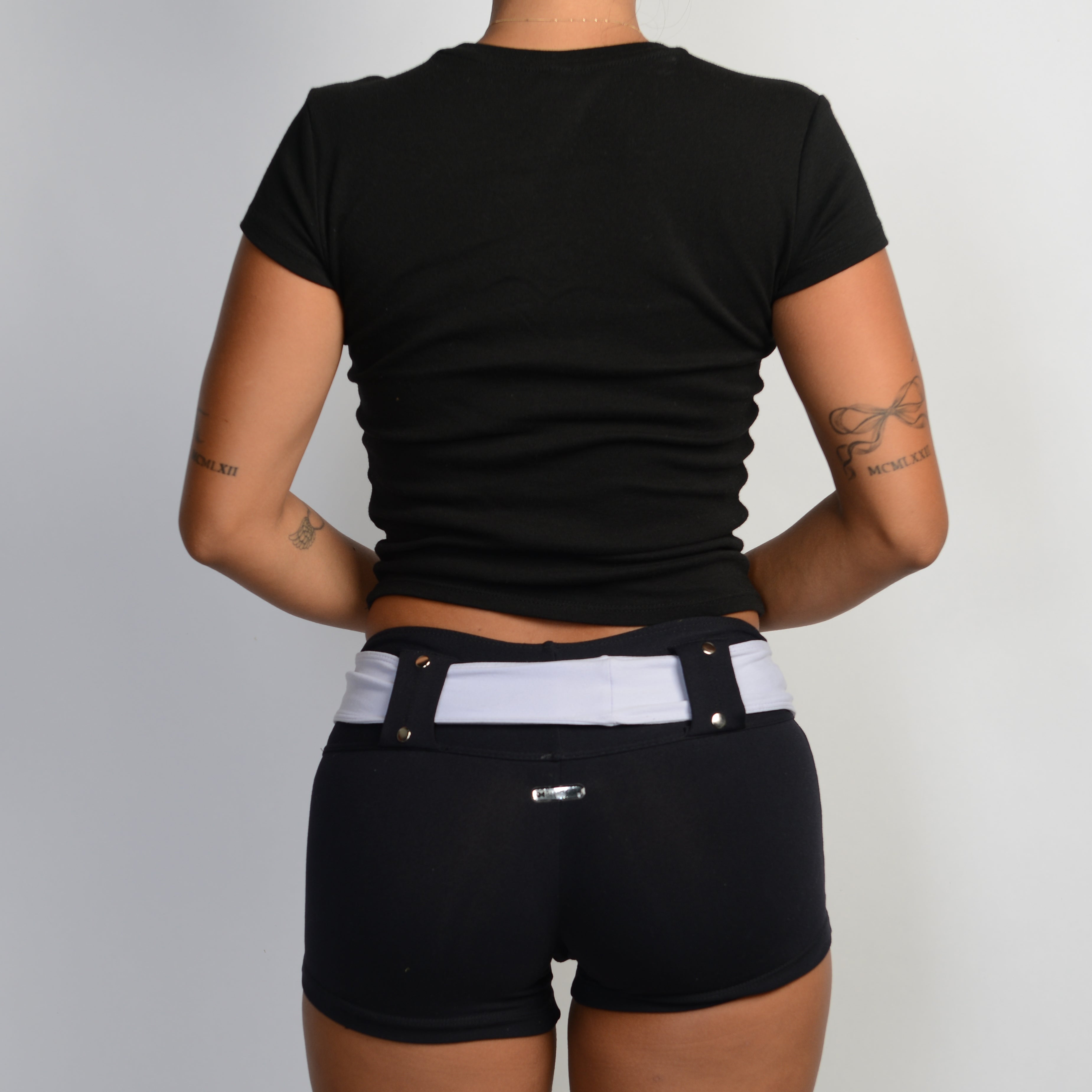 LILAC BELT MICRO SHORTS