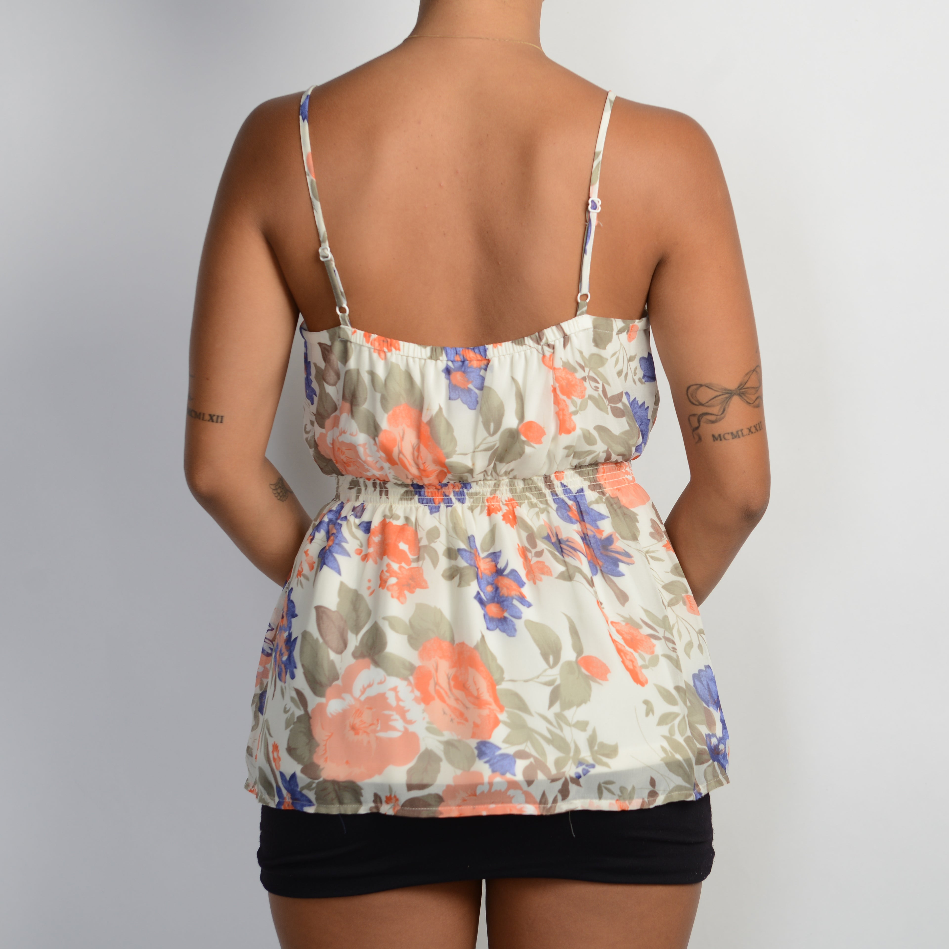 FLORAL RUFFLE CAMISOLE