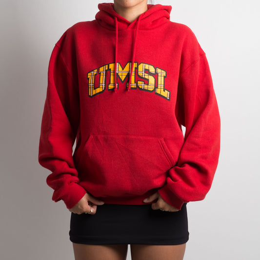 RED FLEECE HOODIE