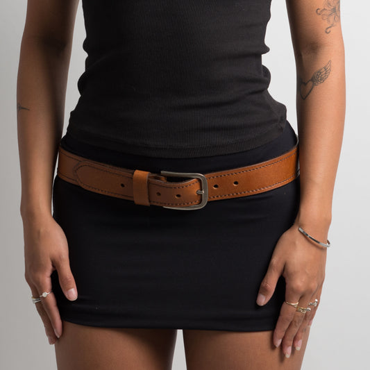 TAN LEATHER BELT