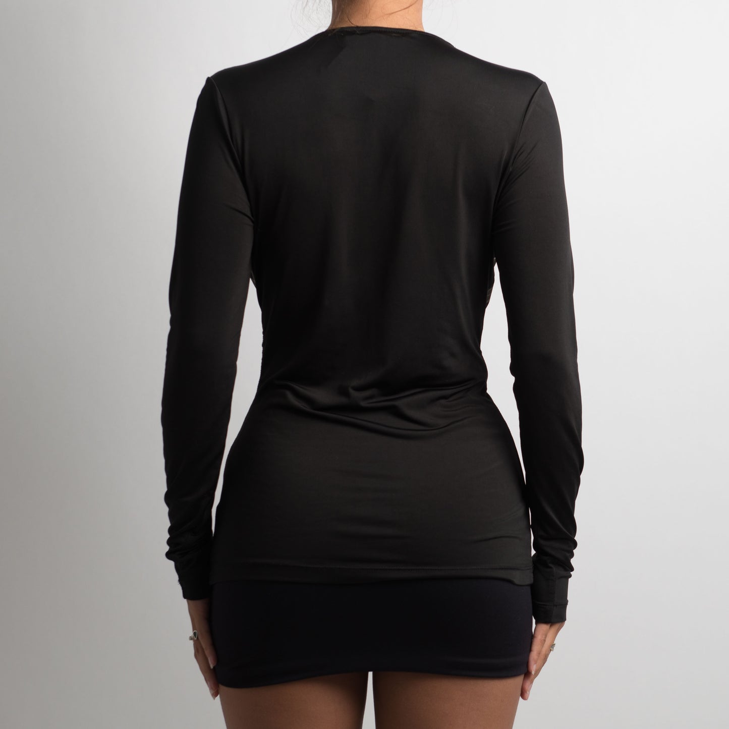 TIE FRONT LONG SLEEVE