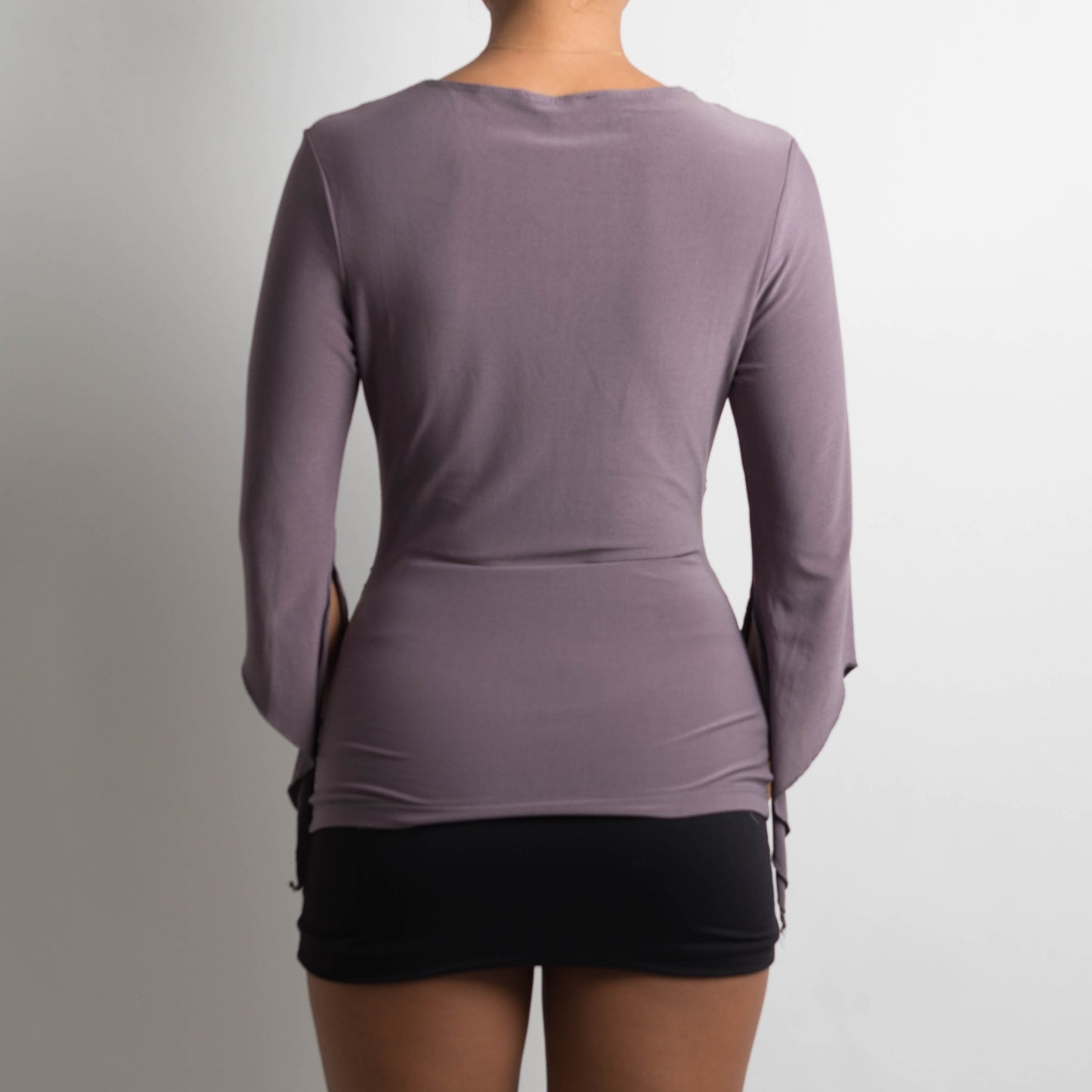 PURPLE BEADED LONG SLEEVE