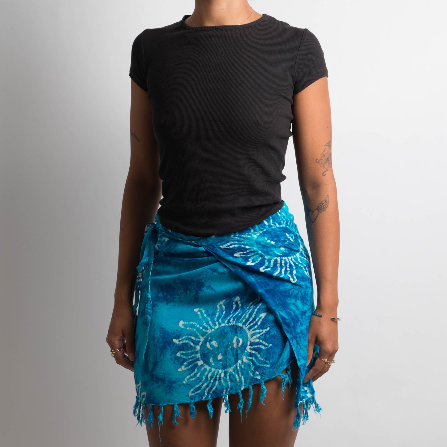 BLUE TIE DYE SARONG