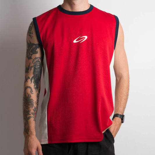 RED SPORT SINGLET