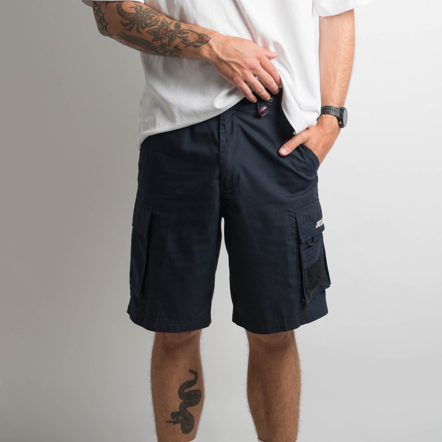 NAVY CARGO SHORTS