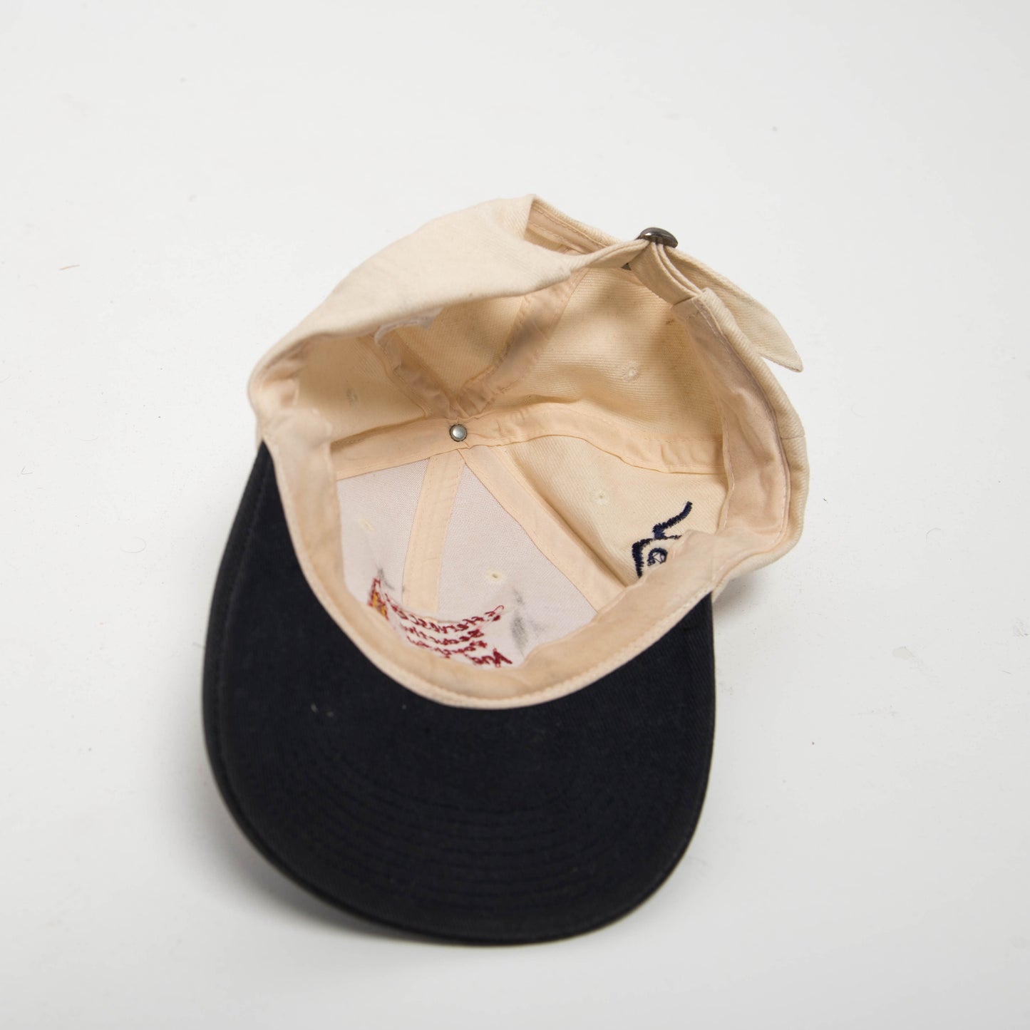 NAVY / CREAM 6 PANEL CAP