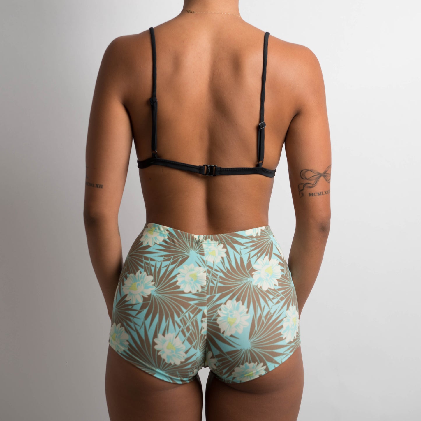 MINT PALM SWIM SHORTS