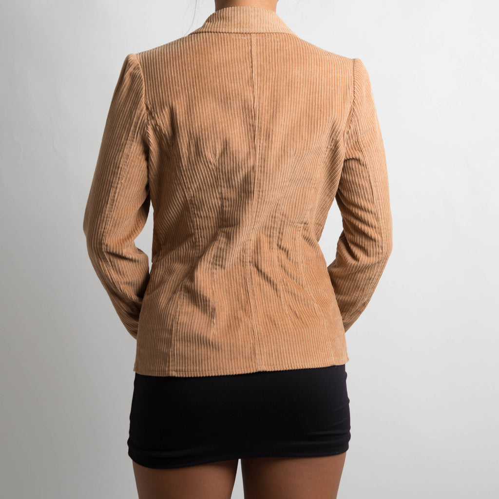 TAN CORDUROY BLAZER