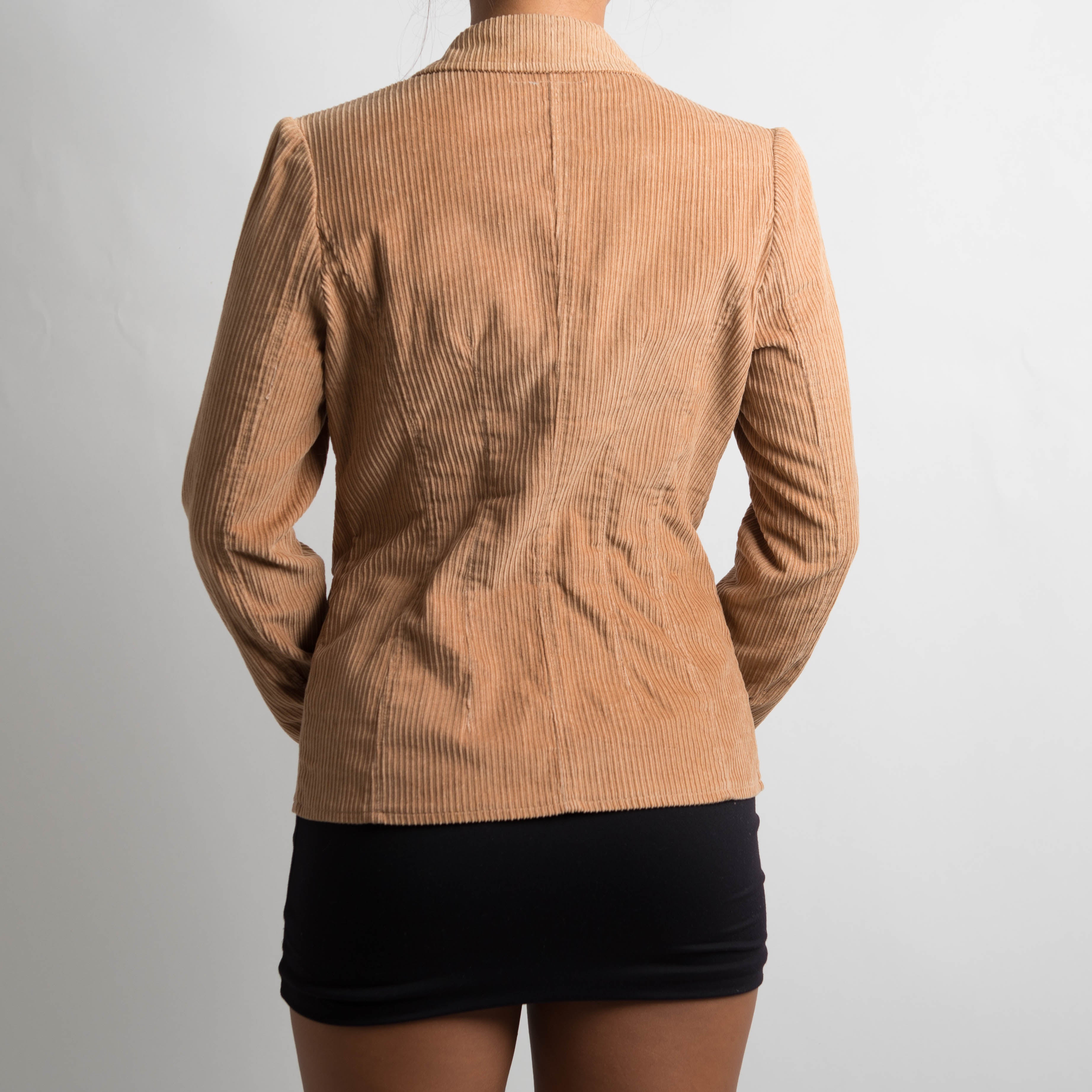 TAN CORDUROY BLAZER