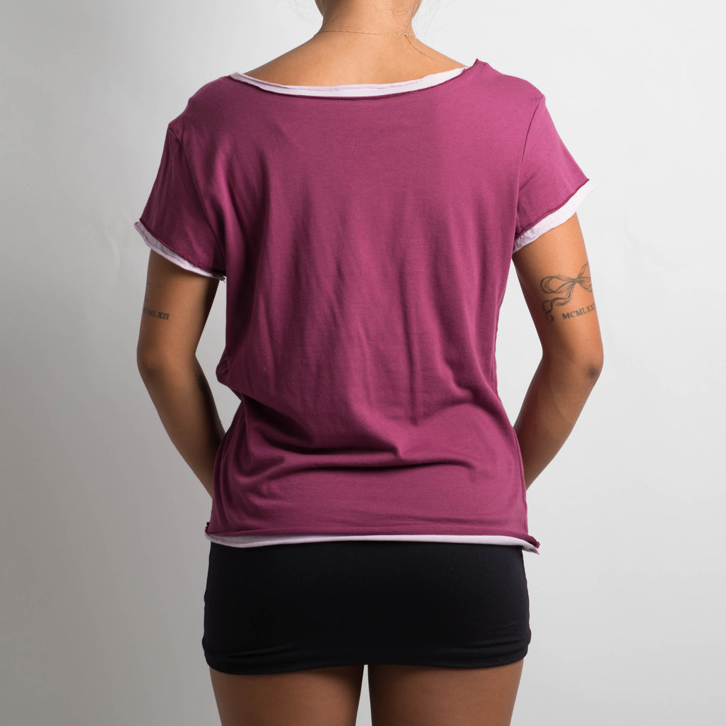 PURPLE LAYERED TOP
