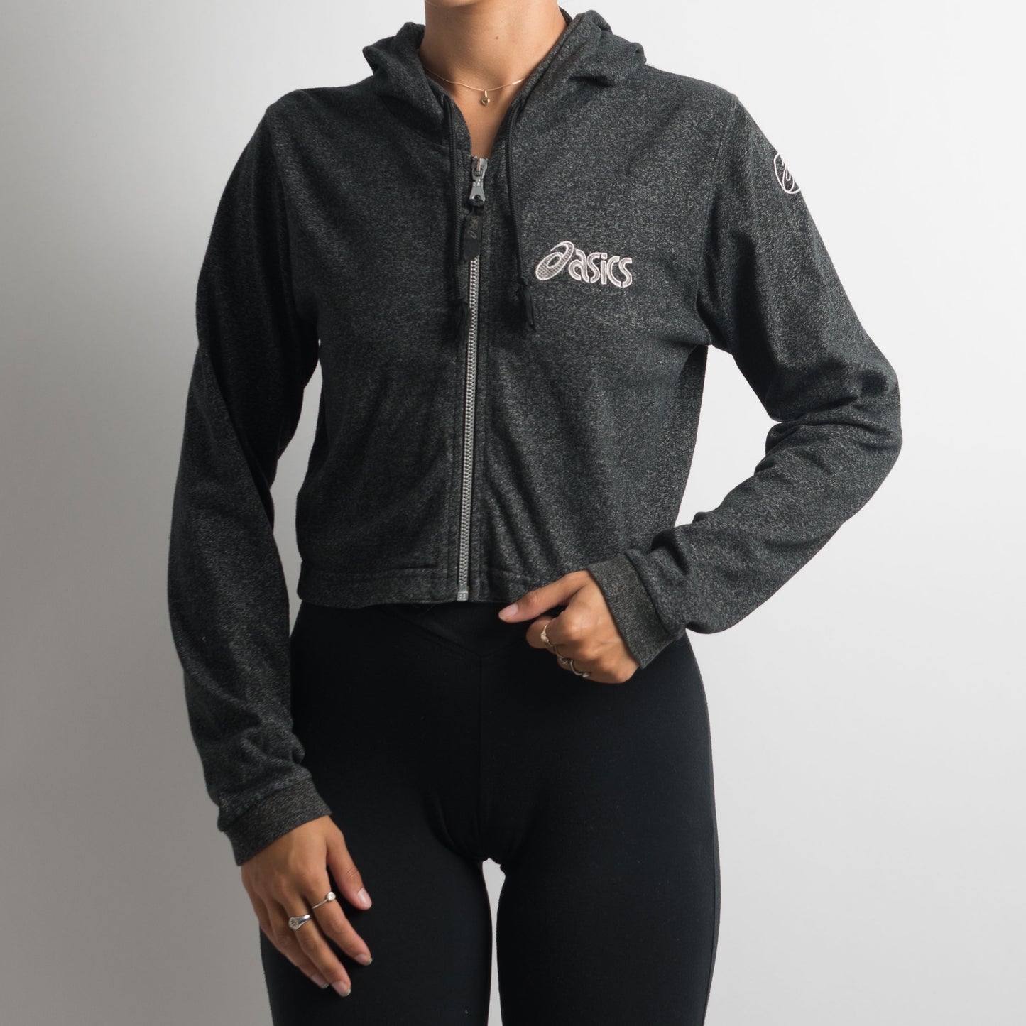 ASICS CROP HOODED JACKET