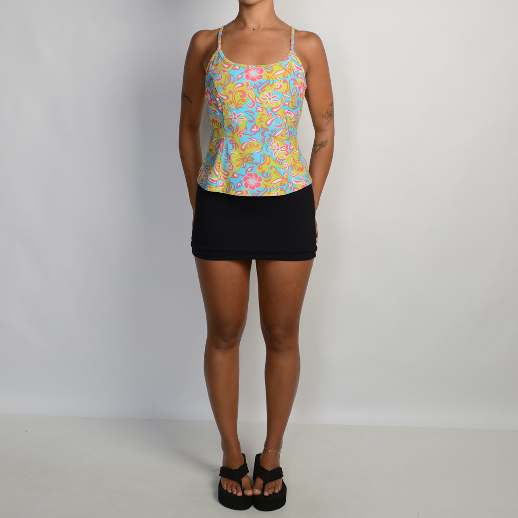 FLORAL TANKINI TOP