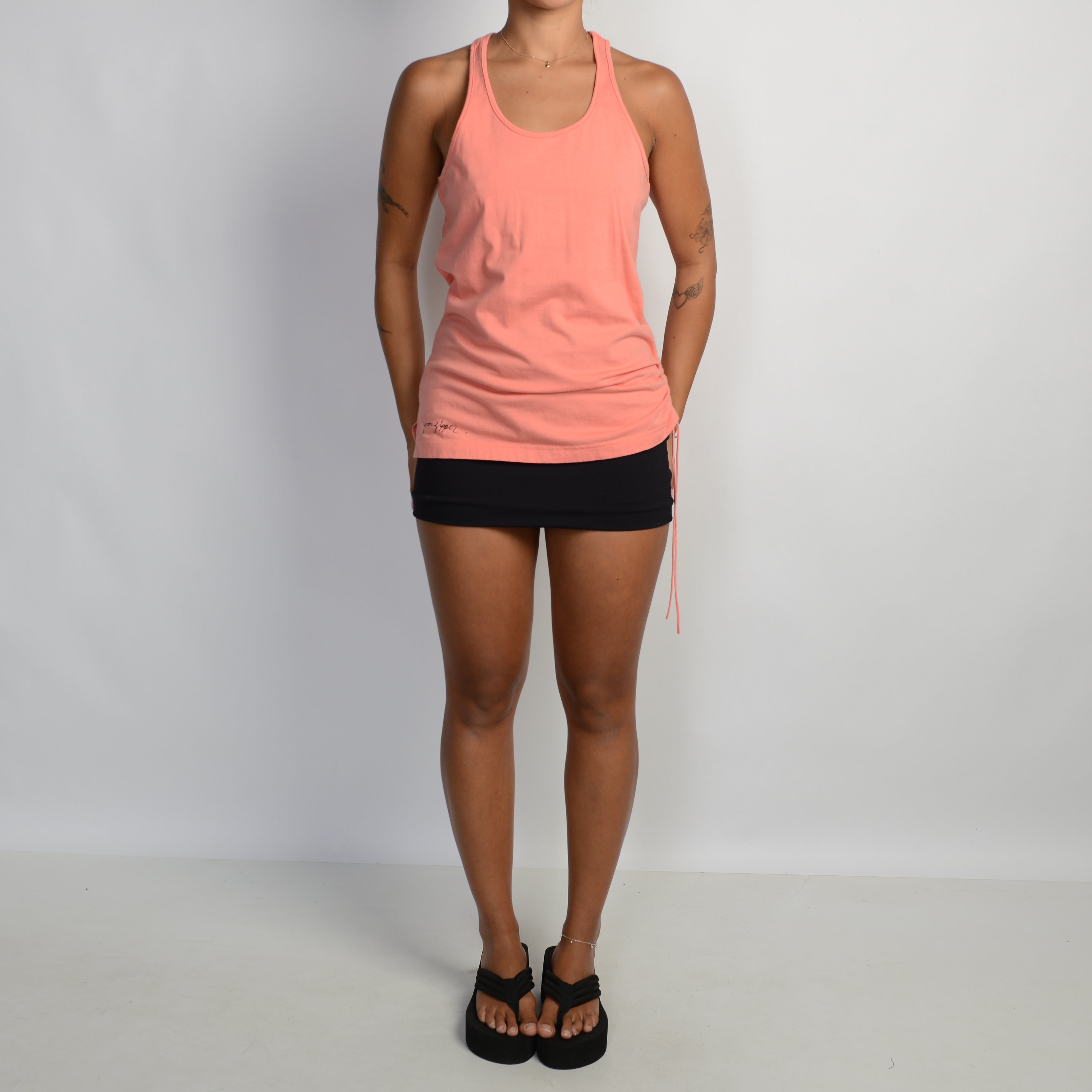 PINK RACERBACK TANK TOP