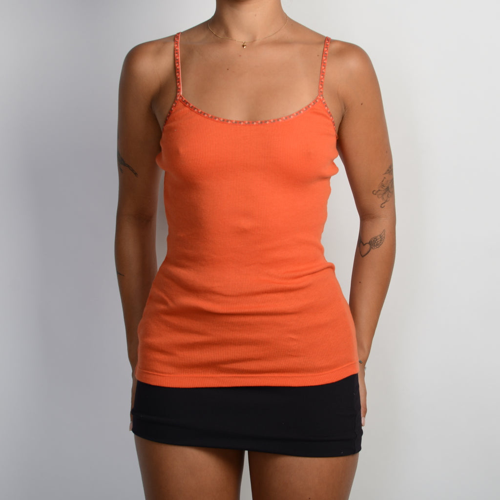 ORANGE RIB CAMISOLE
