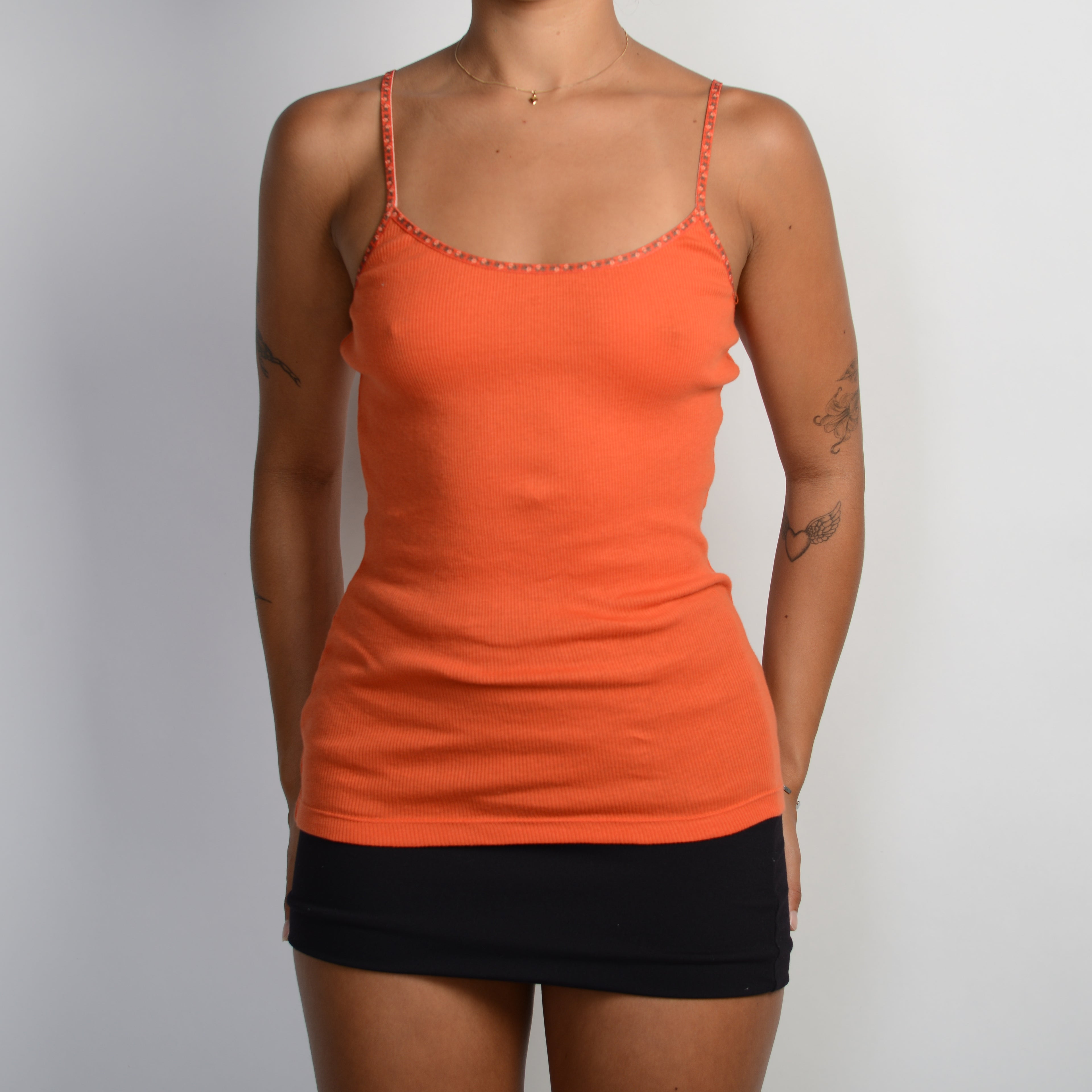 ORANGE RIB CAMISOLE