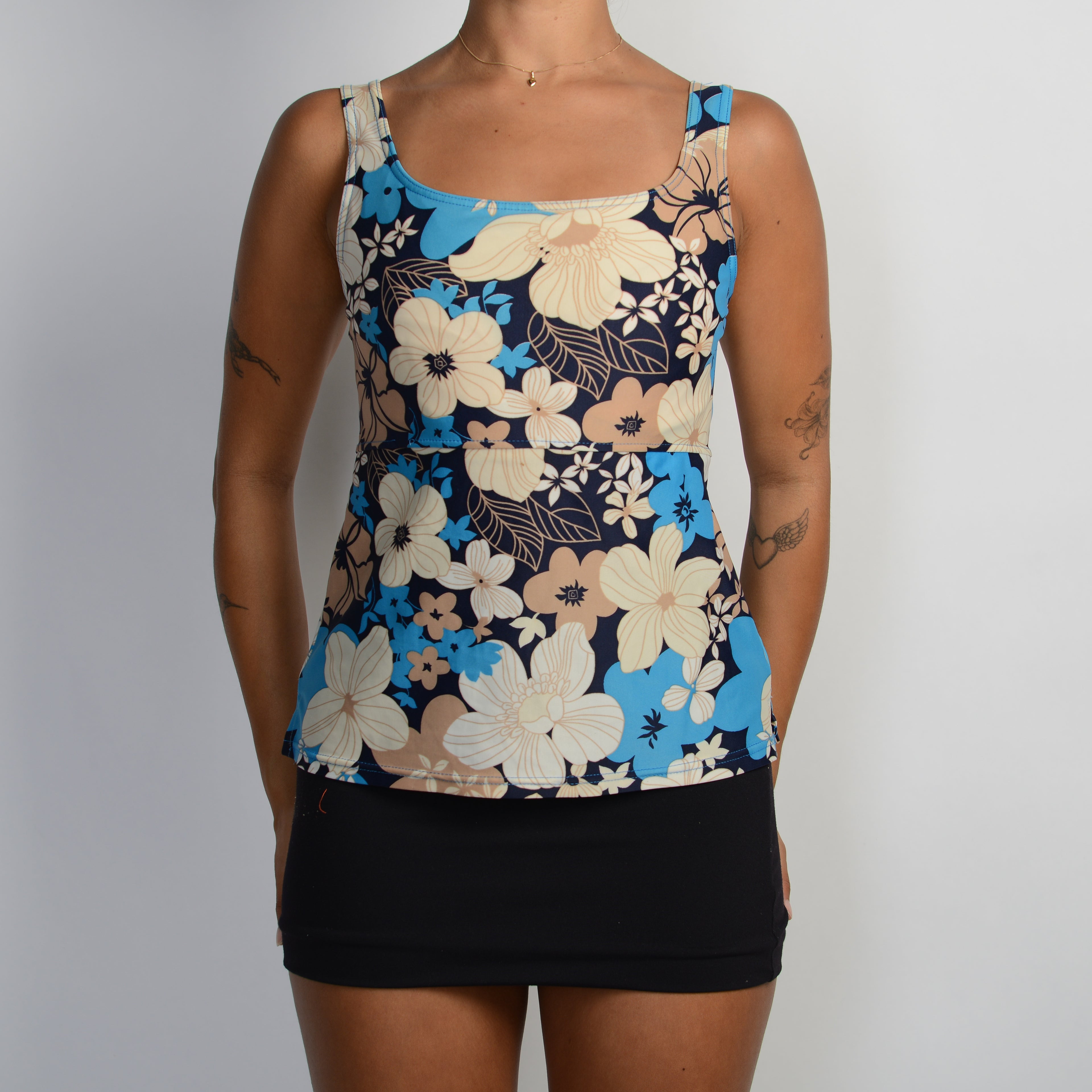 FLORAL TANKINI TOP
