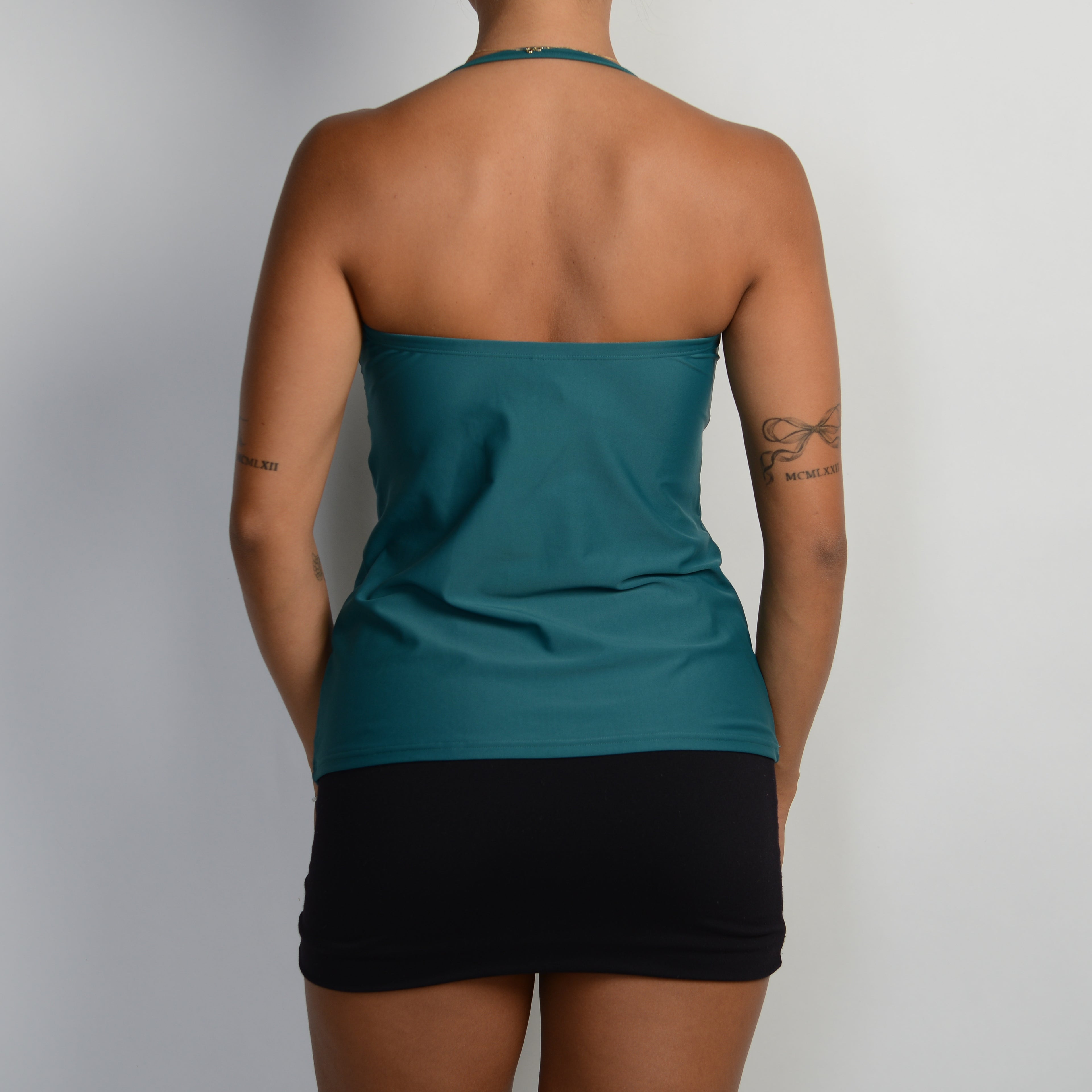 DARK TEAL TANKINI TOP