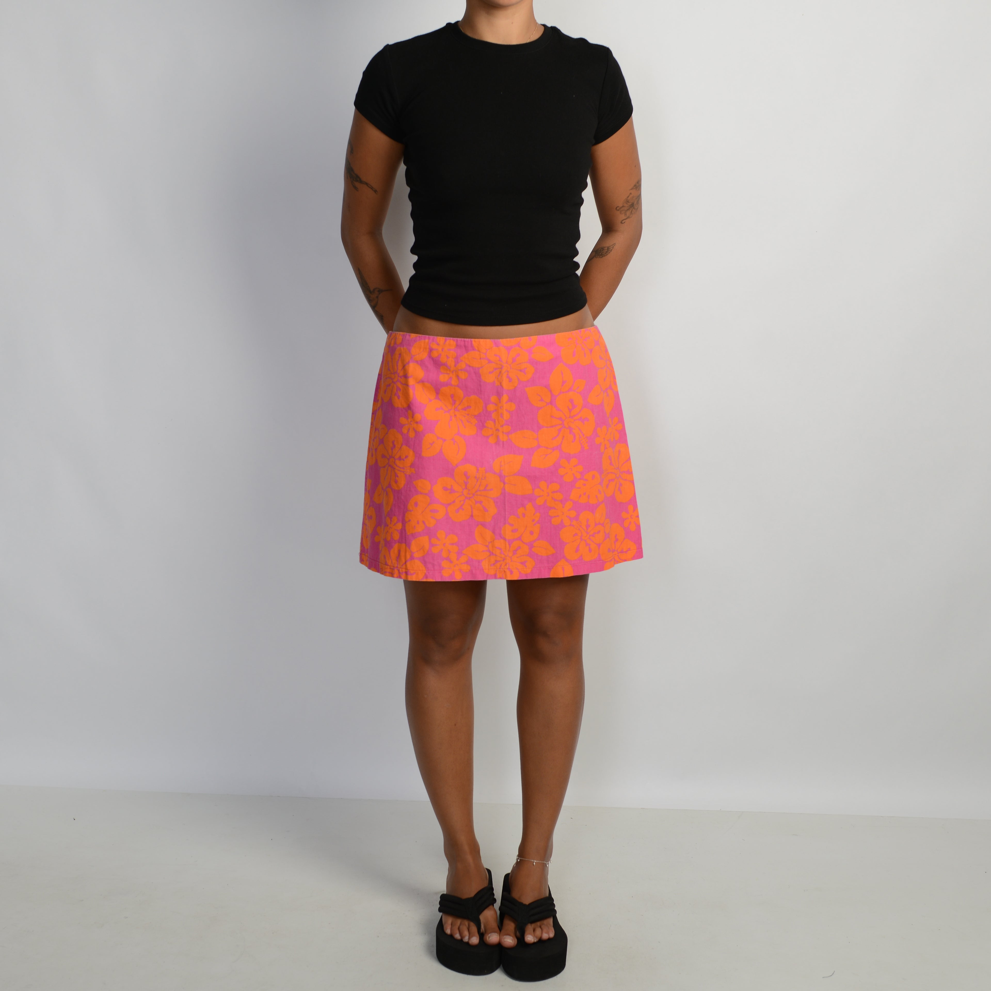 HIBISCUS MINI SKIRT