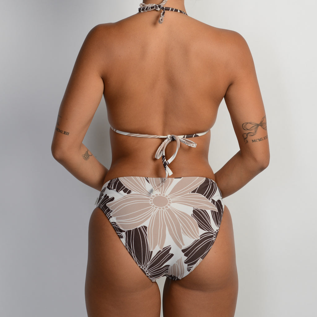 BROWN 3 PIECE SWIM SET