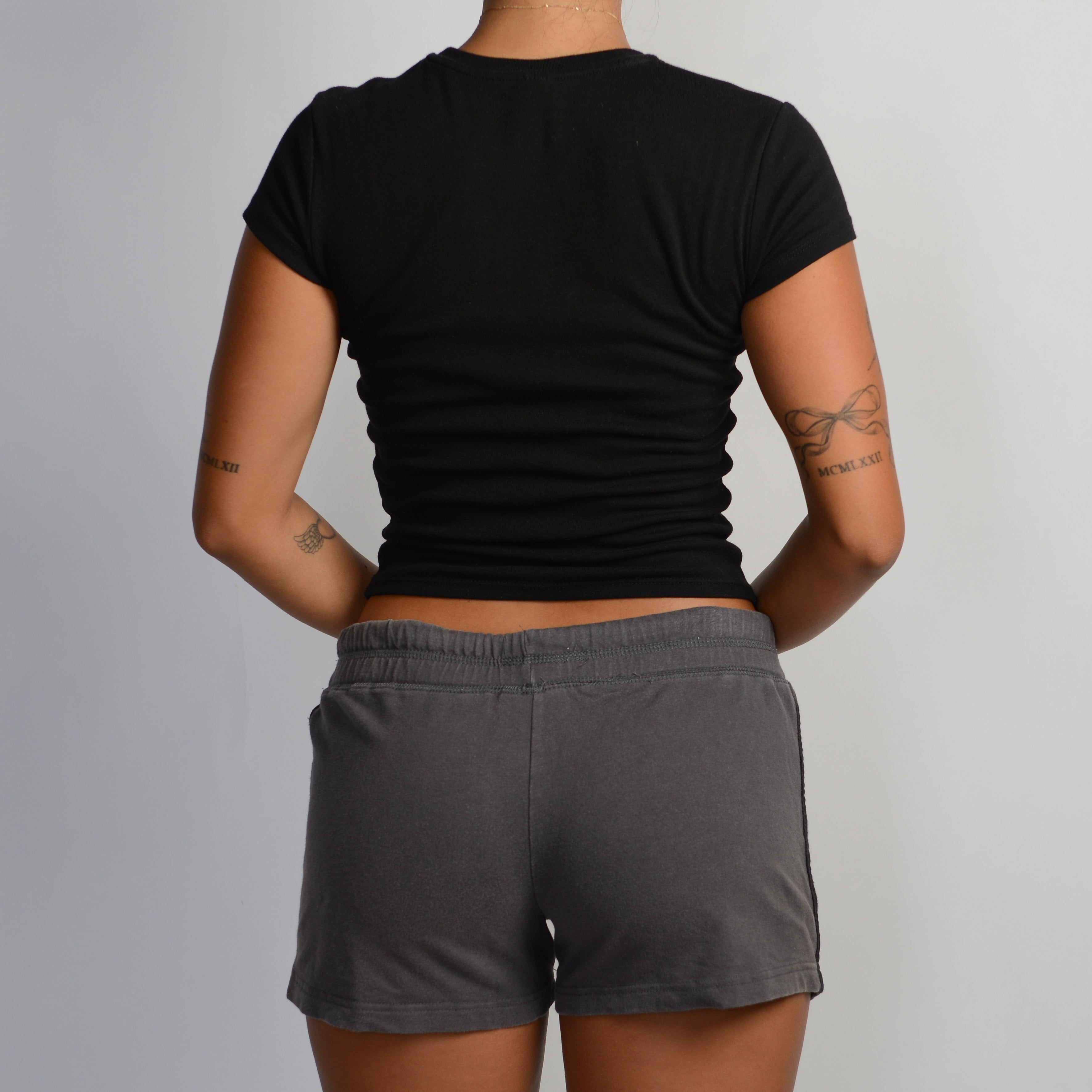 CHARCOAL LOUNGE SHORTS