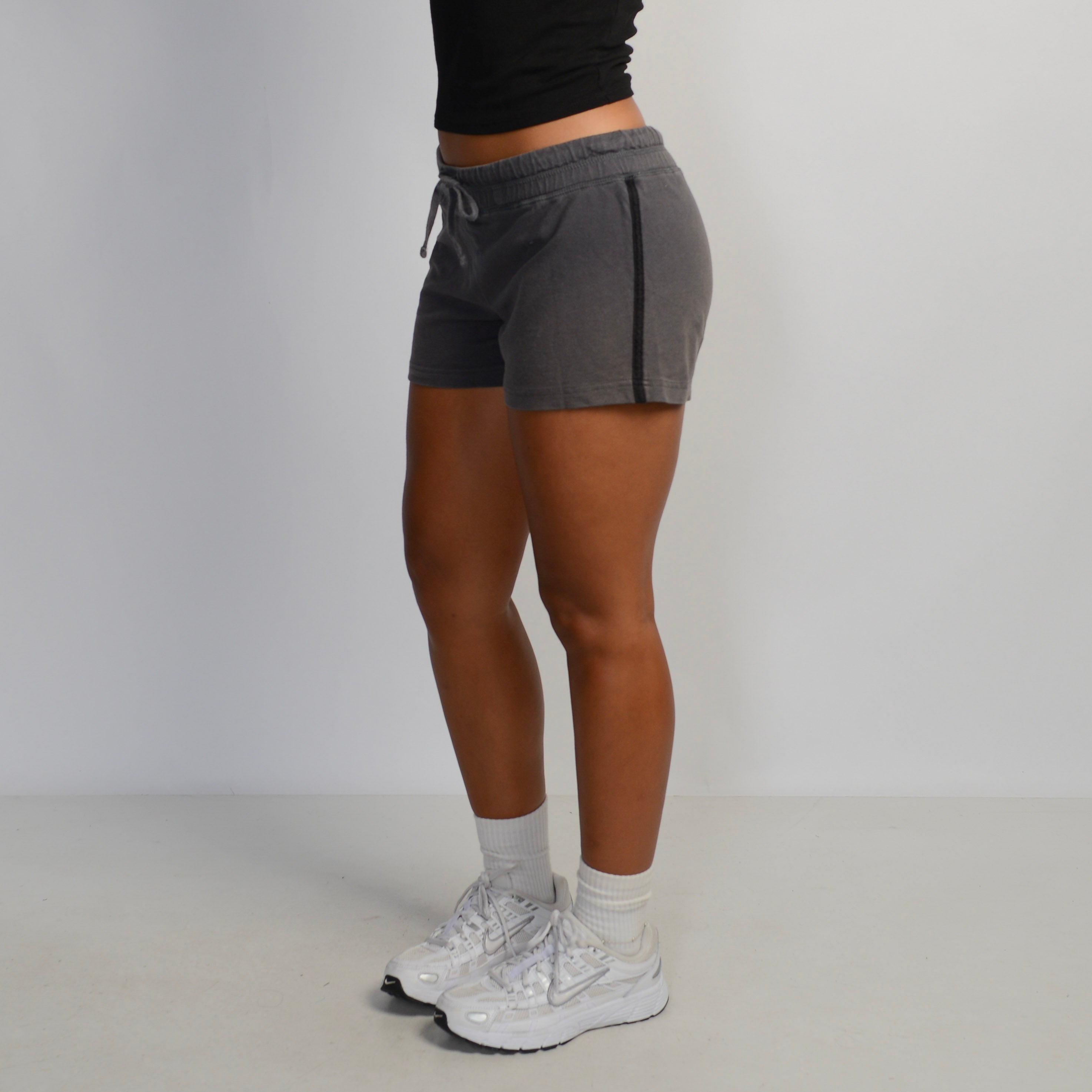 CHARCOAL LOUNGE SHORTS