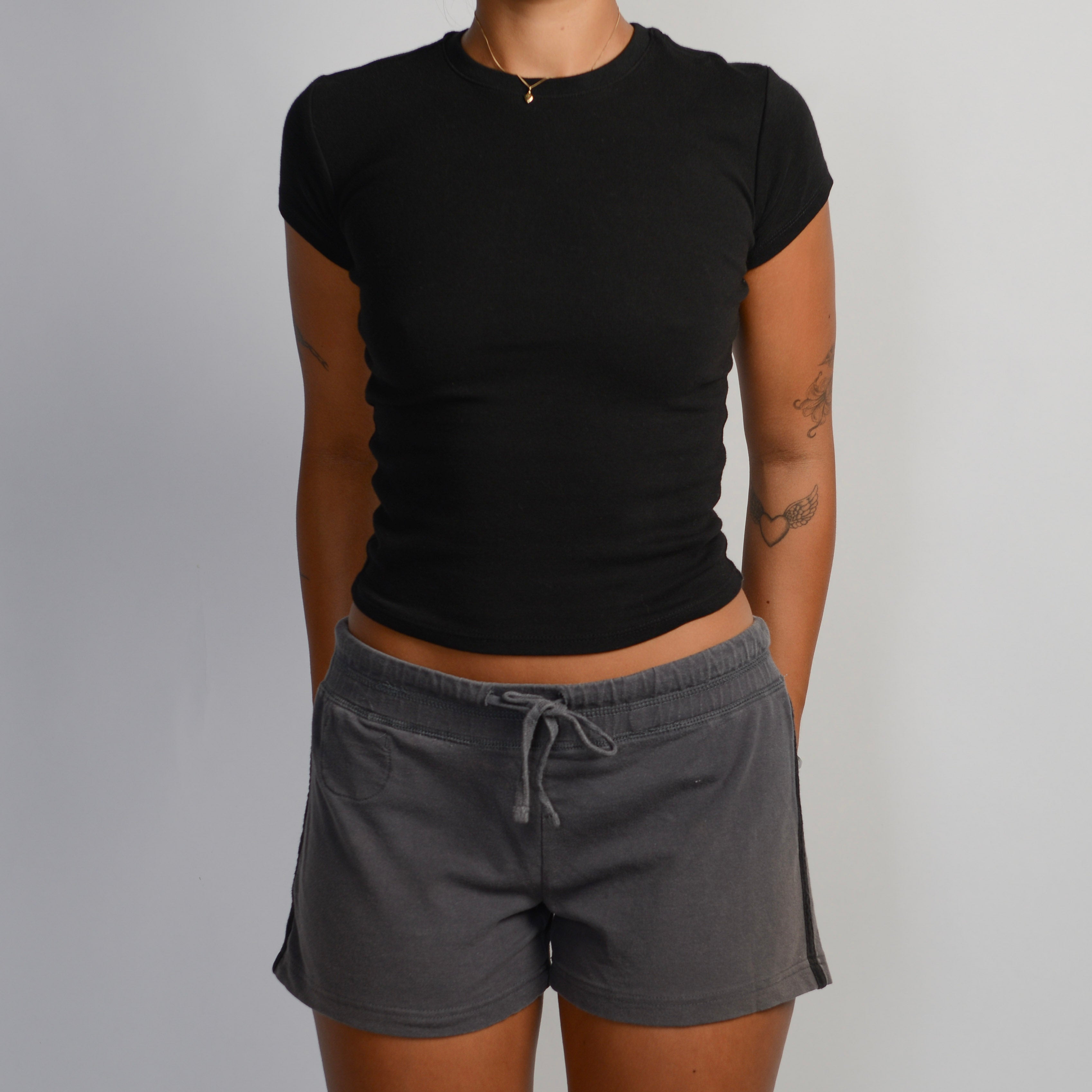 CHARCOAL LOUNGE SHORTS